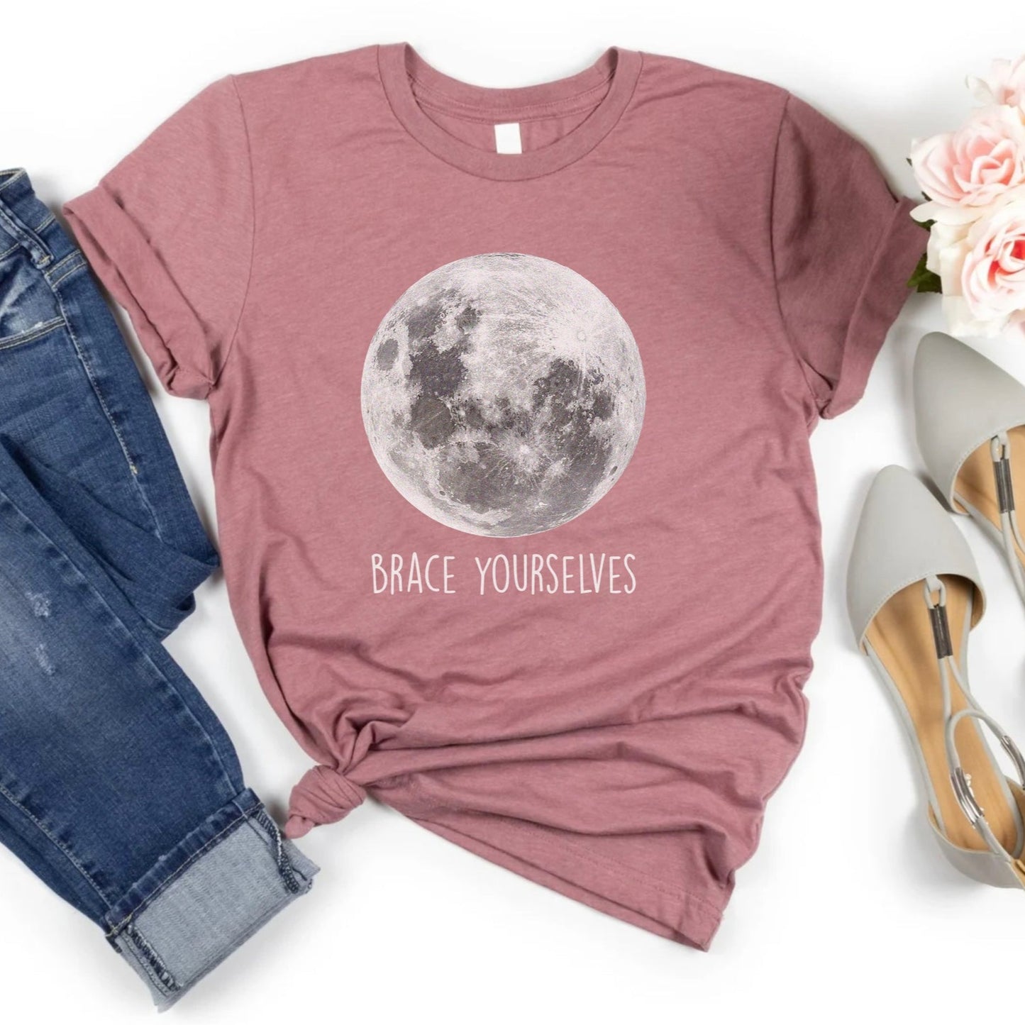 Full Moon Brace Yourselves T-shirt