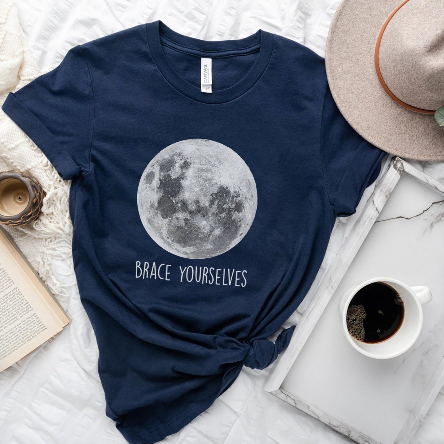 Full Moon Brace Yourselves T-shirt