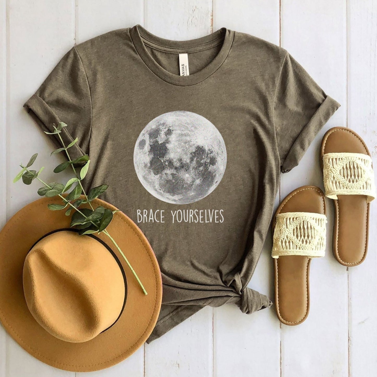 Full Moon Brace Yourselves T-shirt