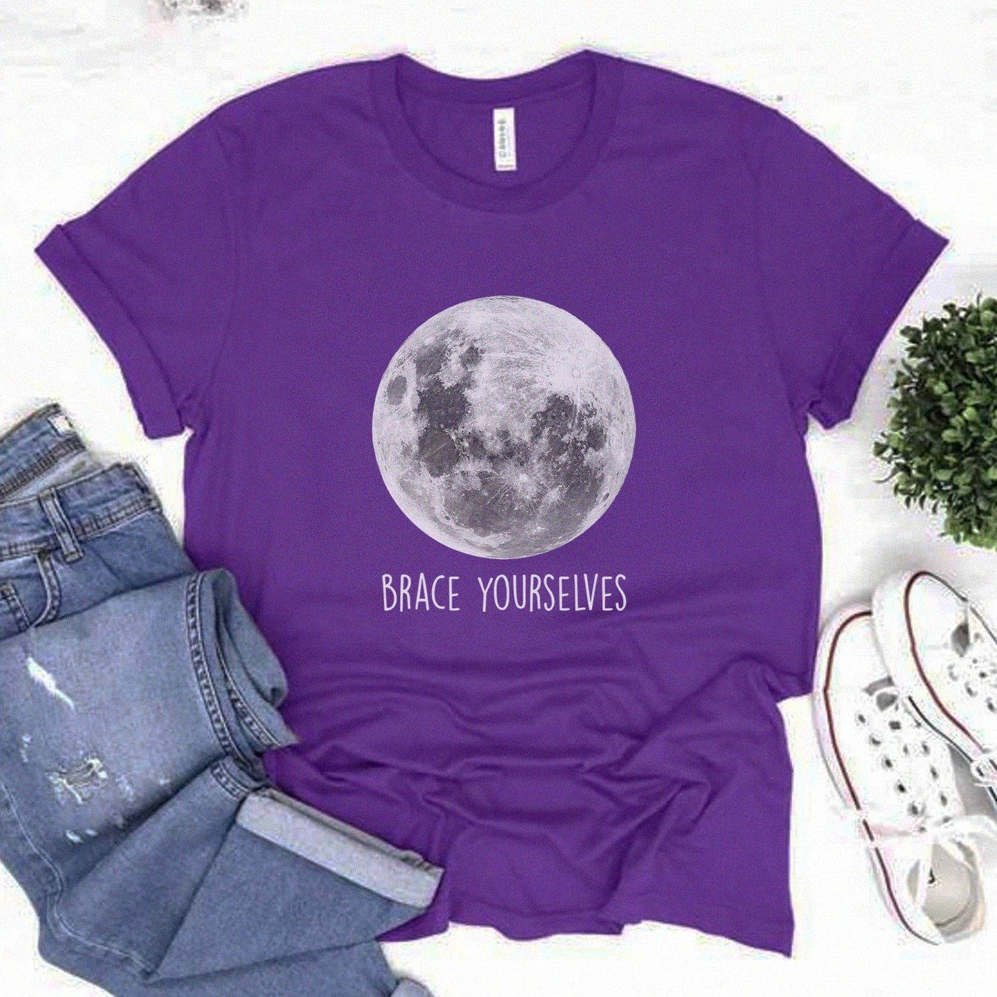 Full Moon Brace Yourselves T-shirt