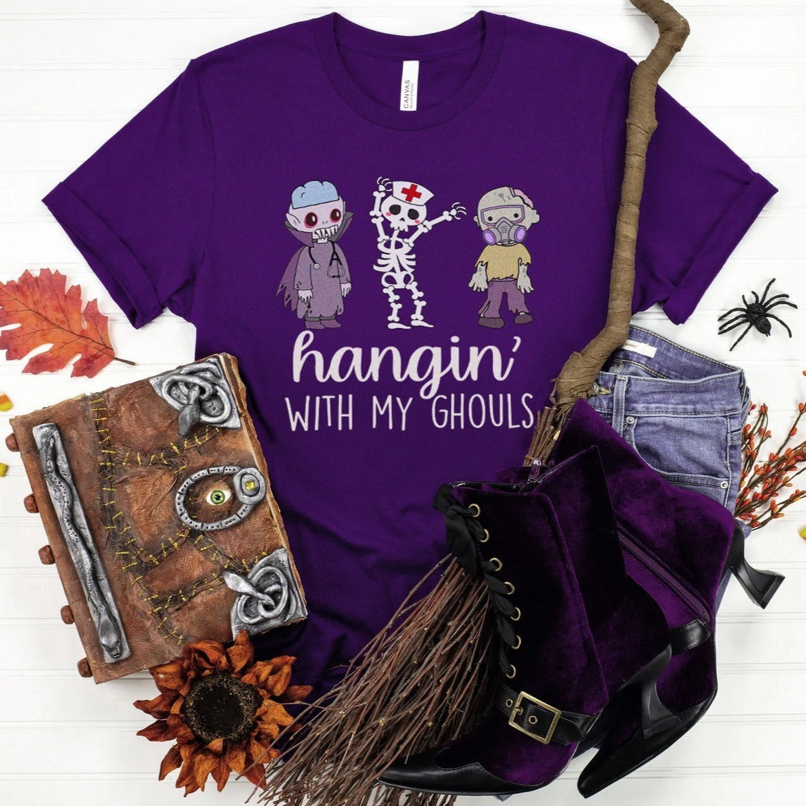 Hangin' with my Ghouls Healthcare Worker T-Shirt