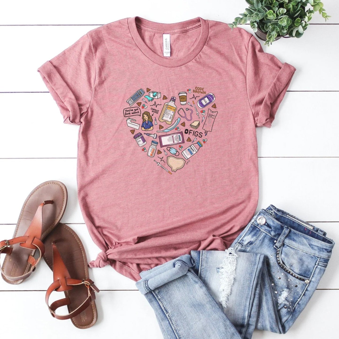 ICU Nurse Favorite Things T-Shirt