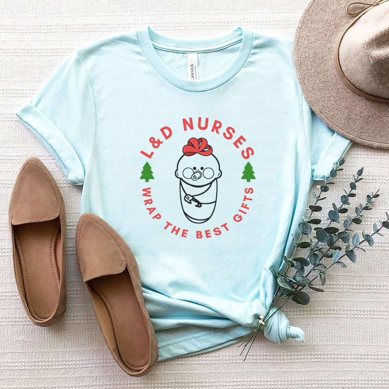 L&D Nurses Wrap the Best Gifts T-Shirt