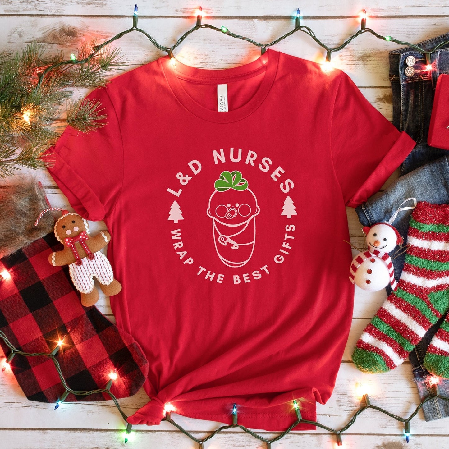 L&D Nurses Wrap the Best Gifts T-Shirt