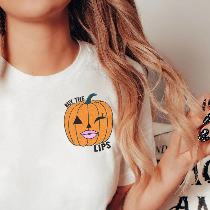 Buy the Lips Pumpkin T-Shirt