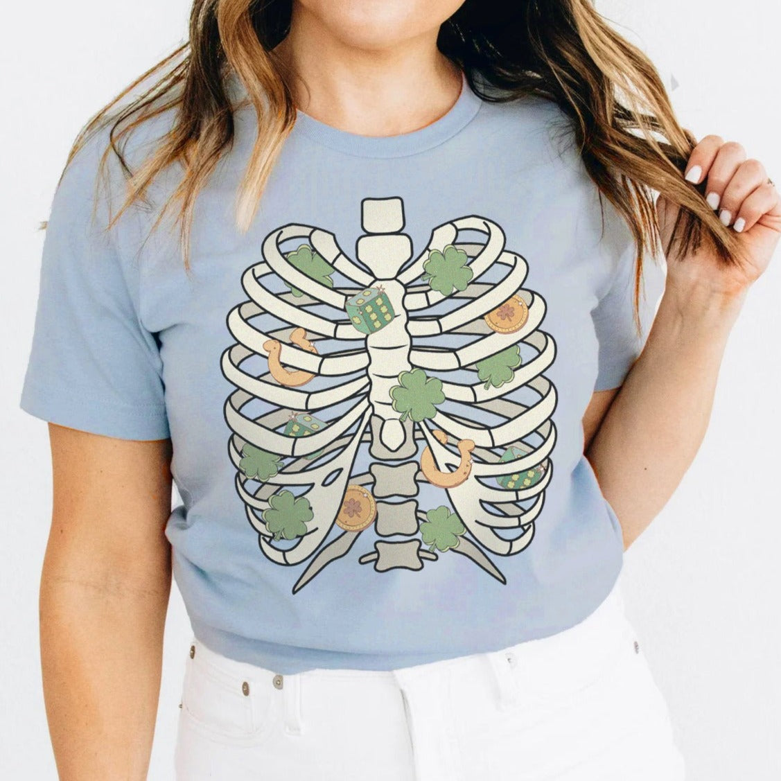 St. Patricks Day Rib Cage T-Shirt