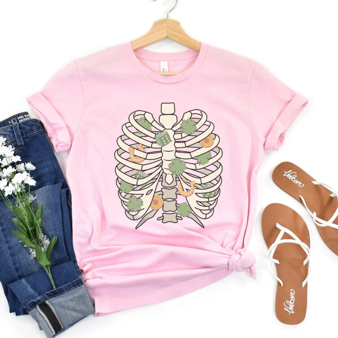 St. Patricks Day Rib Cage T-Shirt