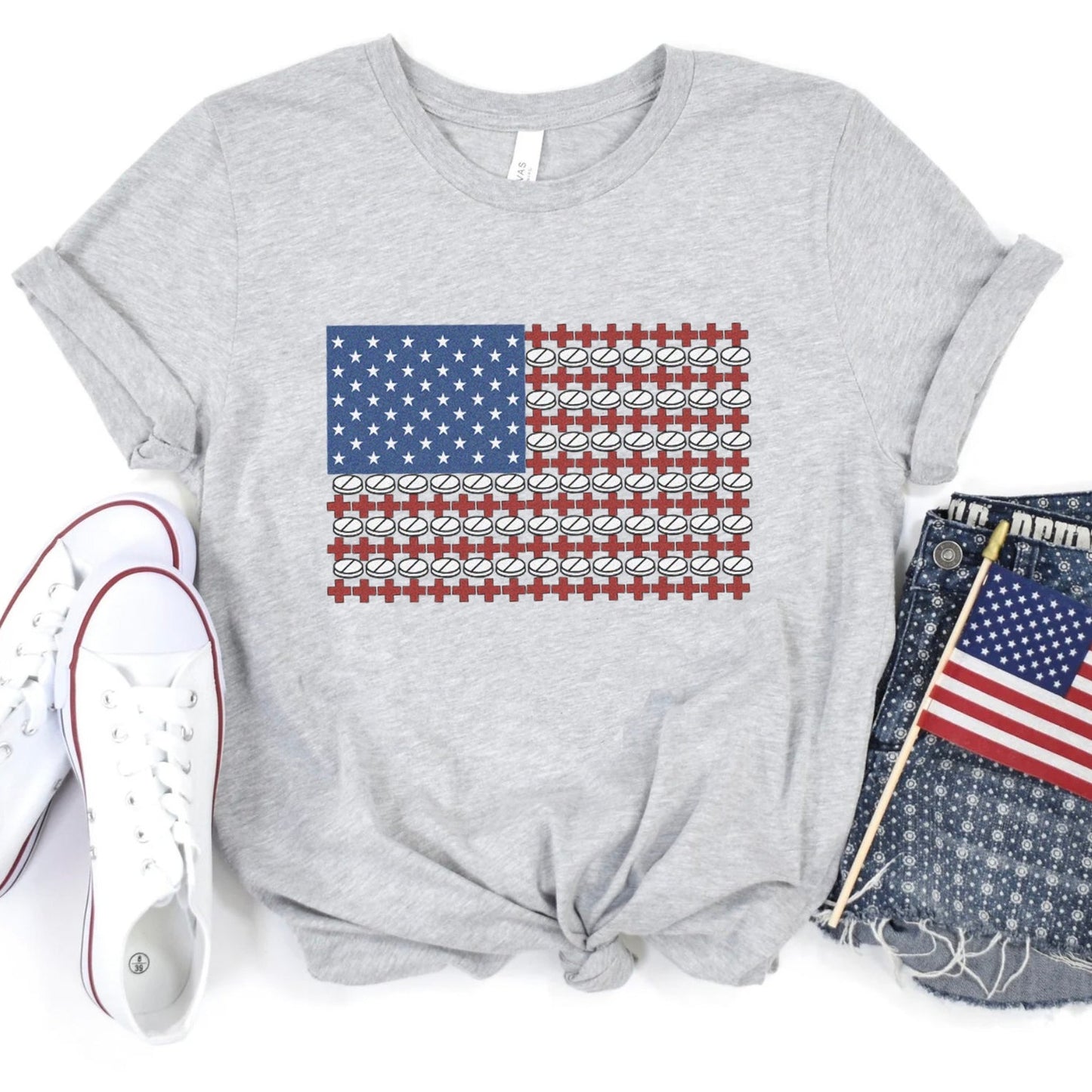 Medical USA Flag T-Shirt