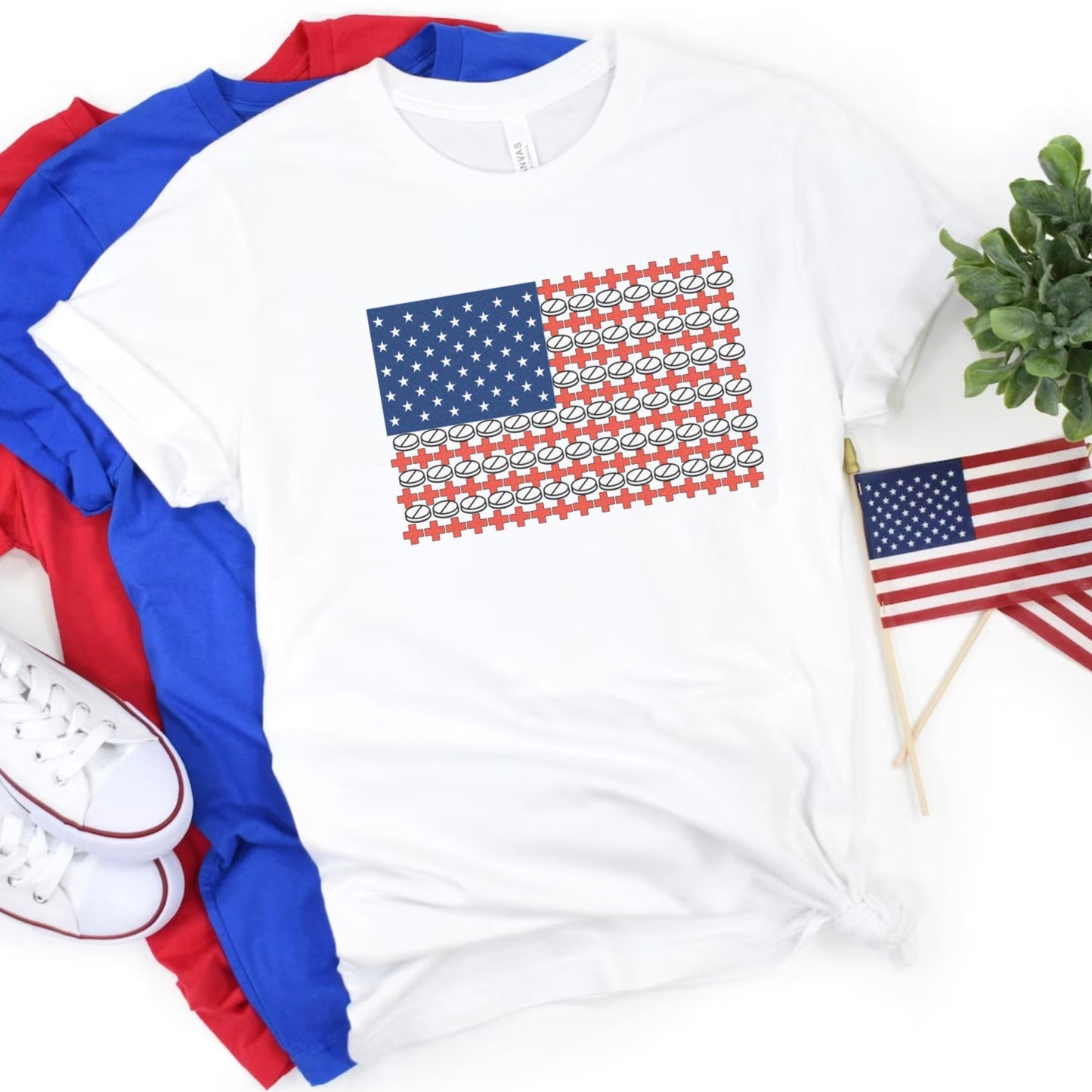 Medical USA Flag T-Shirt