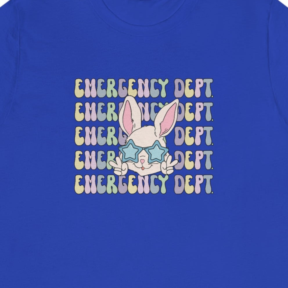 Retro Emergency Dept Easter Bunny T-Shirt