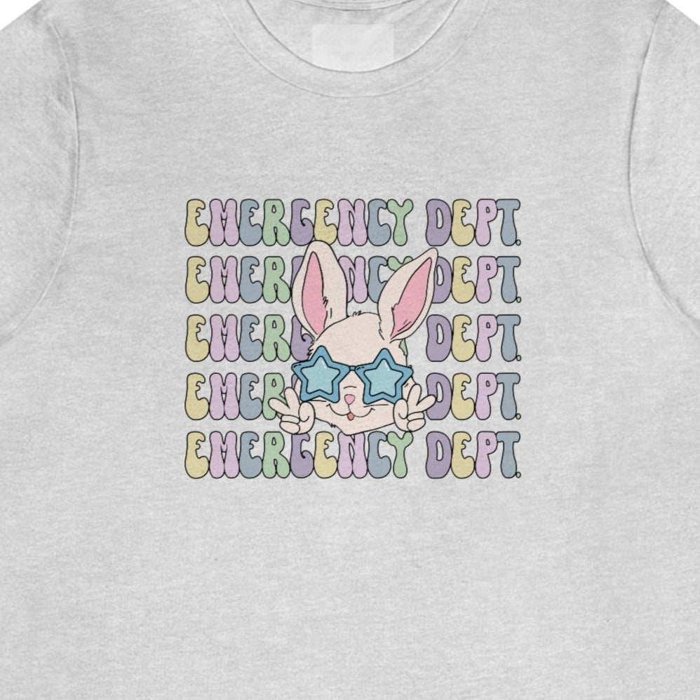 Retro Emergency Dept Easter Bunny T-Shirt