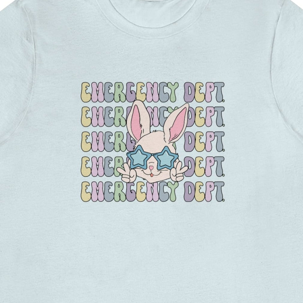 Retro Emergency Dept Easter Bunny T-Shirt