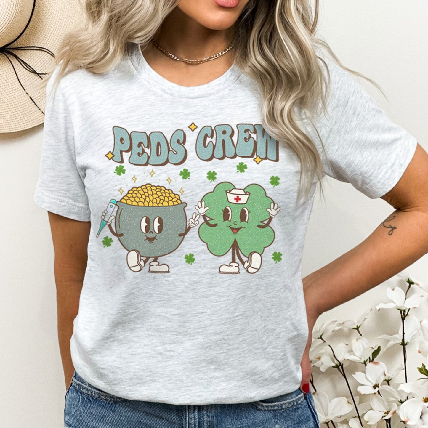 Retro Peds Crew St Patrick's Day T-shirt