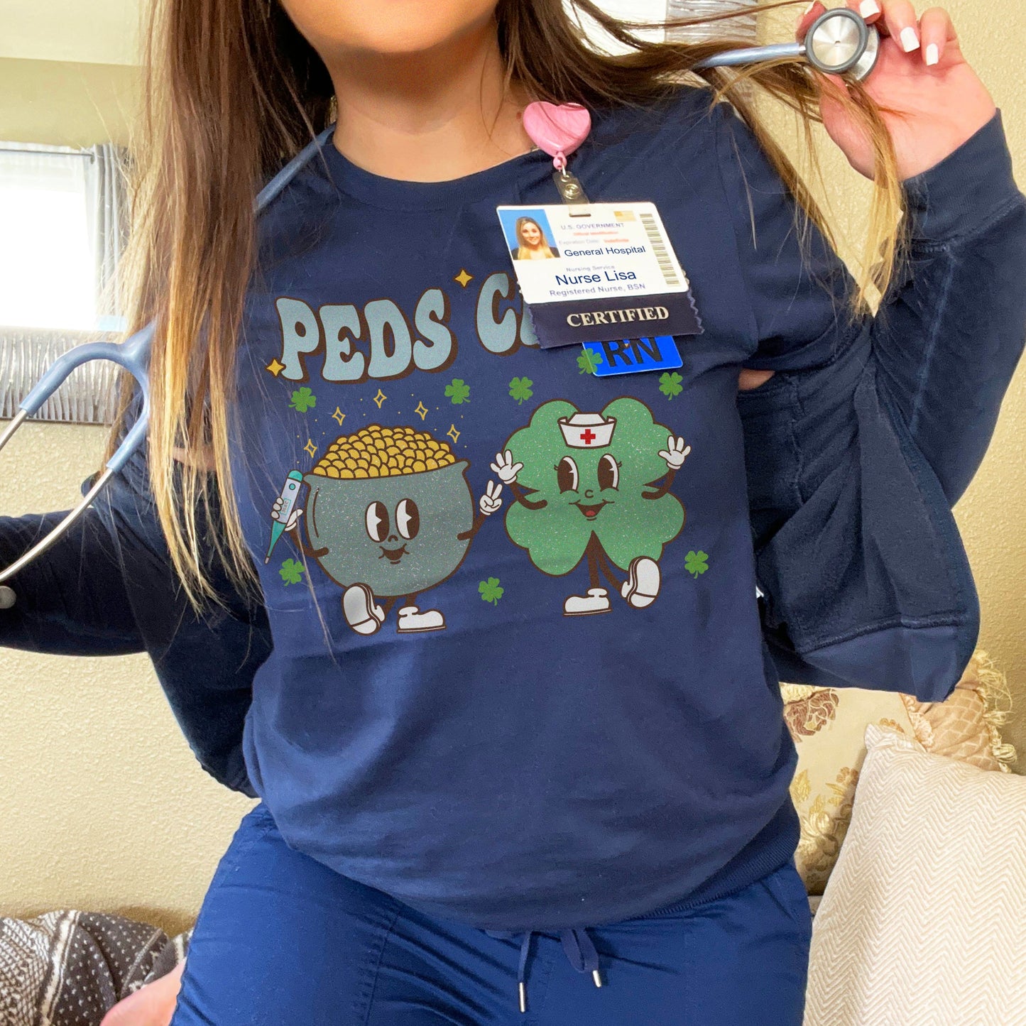 Retro Peds Crew St Patrick's Day T-shirt