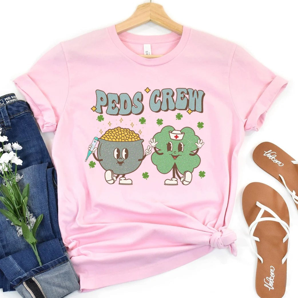 Retro Peds Crew St Patrick's Day T-shirt