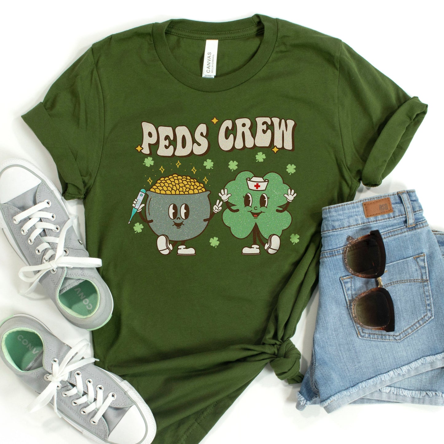 Retro Peds Crew St Patrick's Day T-shirt
