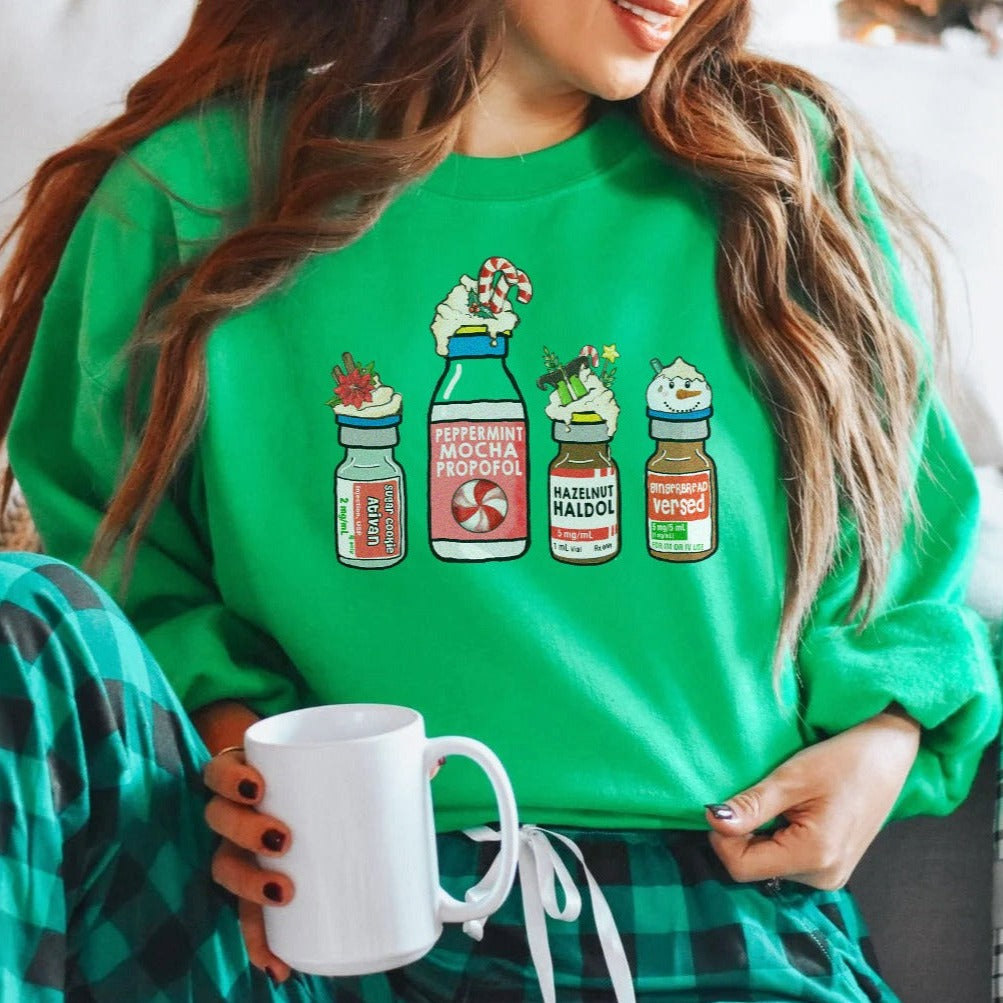 Peppermint Mocha Propofol Sweatshirt