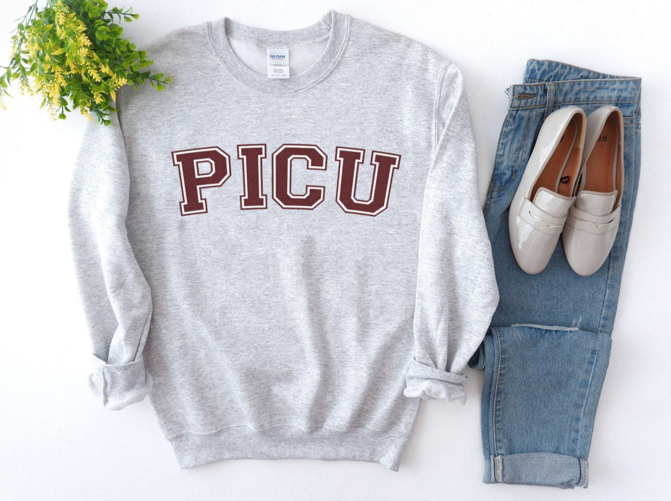PICU College Varsity Sweatshirt – Shift Drip Co.
