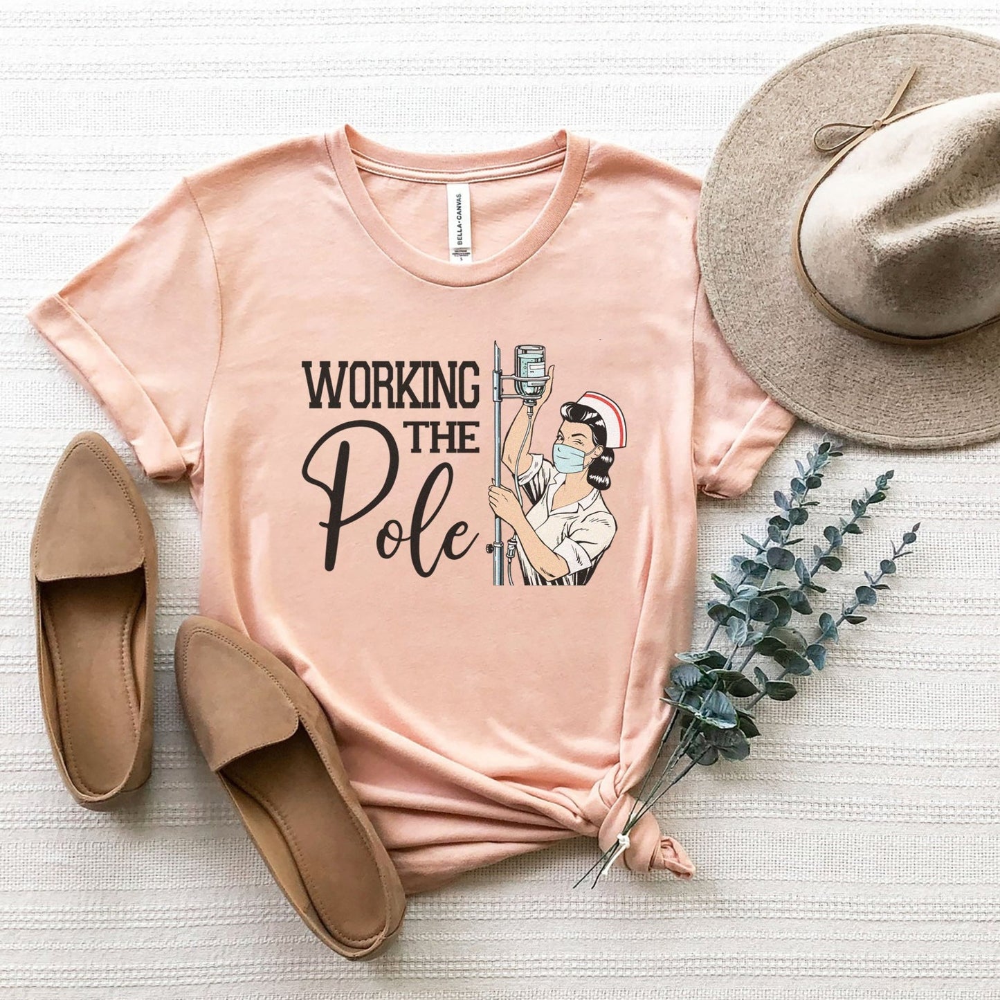 Working the (IV) Pole T-Shirt