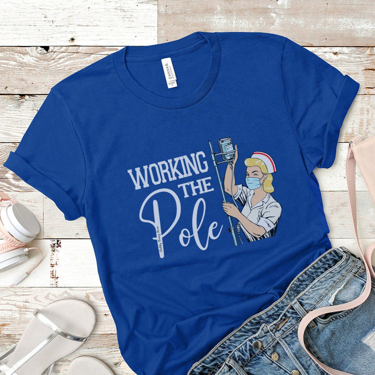 Working the (IV) Pole T-Shirt