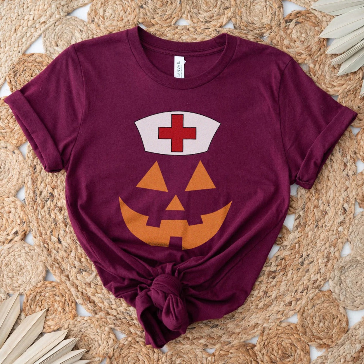 Jack-o-lantern Nurse T-Shirt