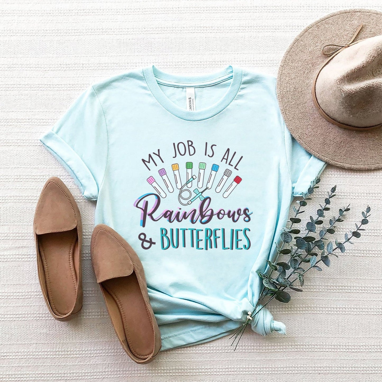 My Job is All Rainbows and Butterflies T-shirt