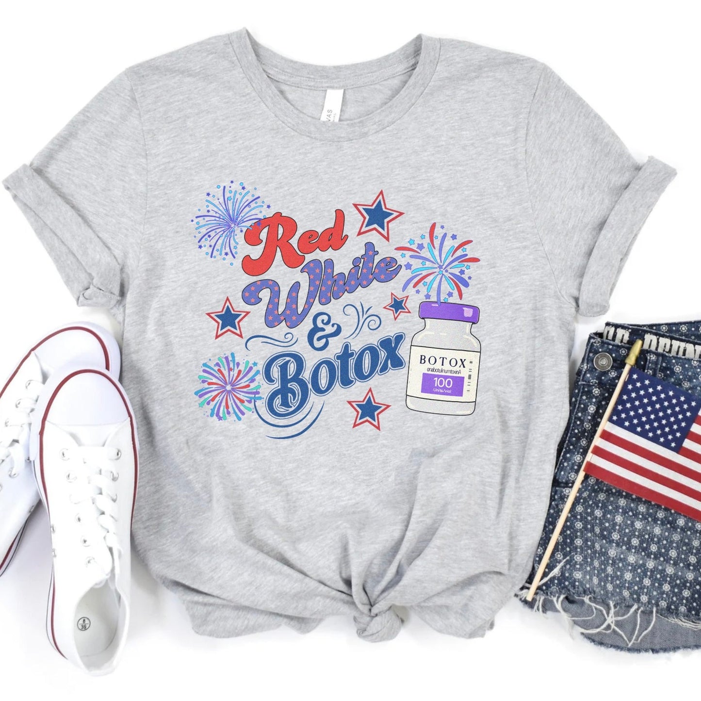 Red White & Botox T-Shirt