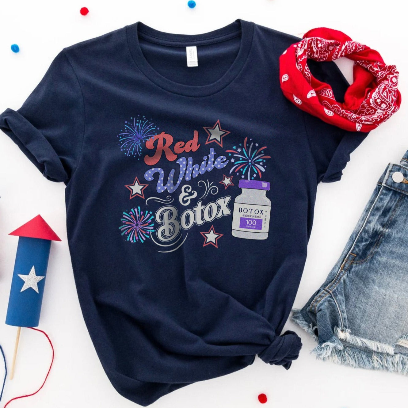 Red White & Botox T-Shirt