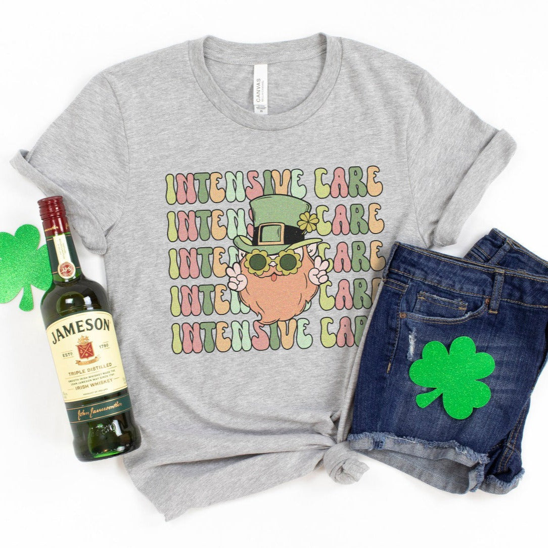 Retro Intensive Care Leprechaun T-Shirt
