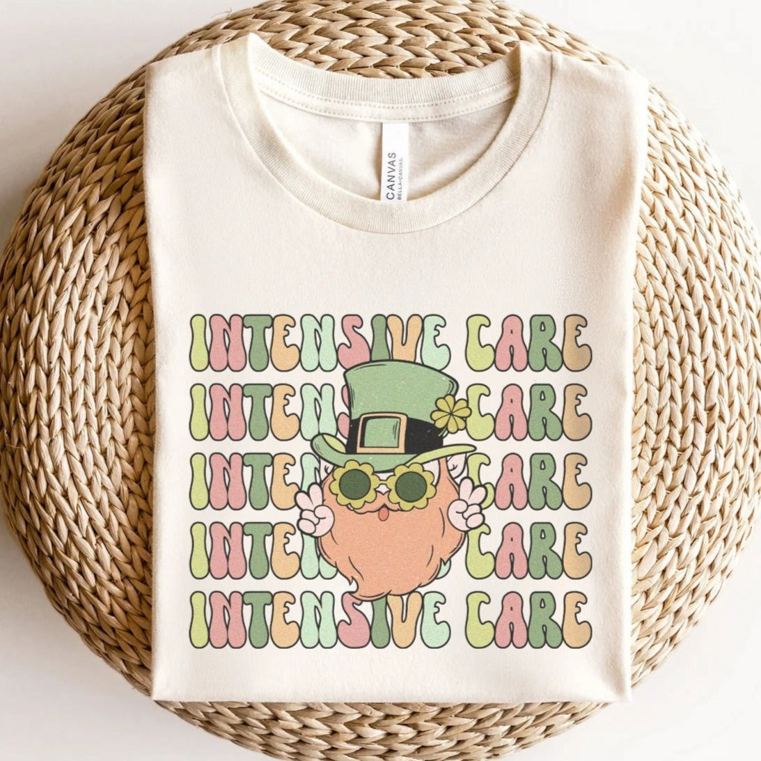 Retro Intensive Care Leprechaun T-Shirt