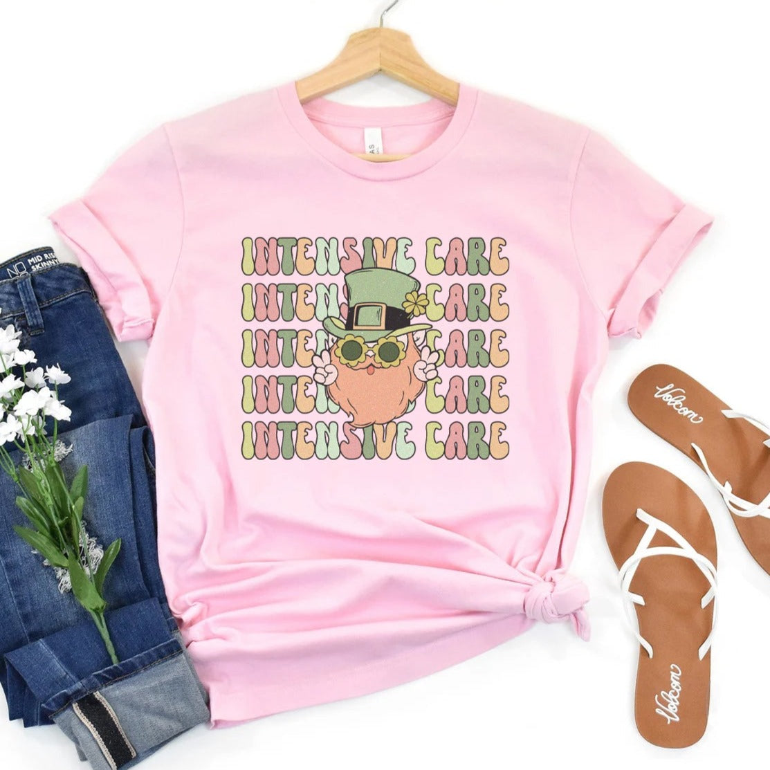 Retro Intensive Care Leprechaun T-Shirt