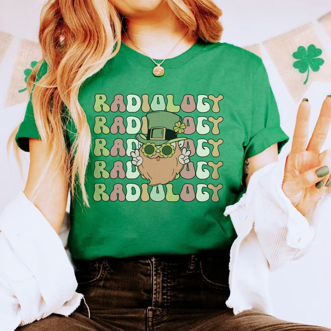 Retro Radiology Leprechaun T-Shirt