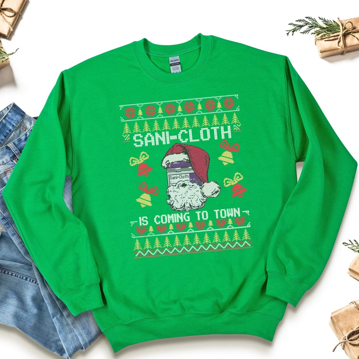 Sani-Cloth Ugly Christmas Sweater