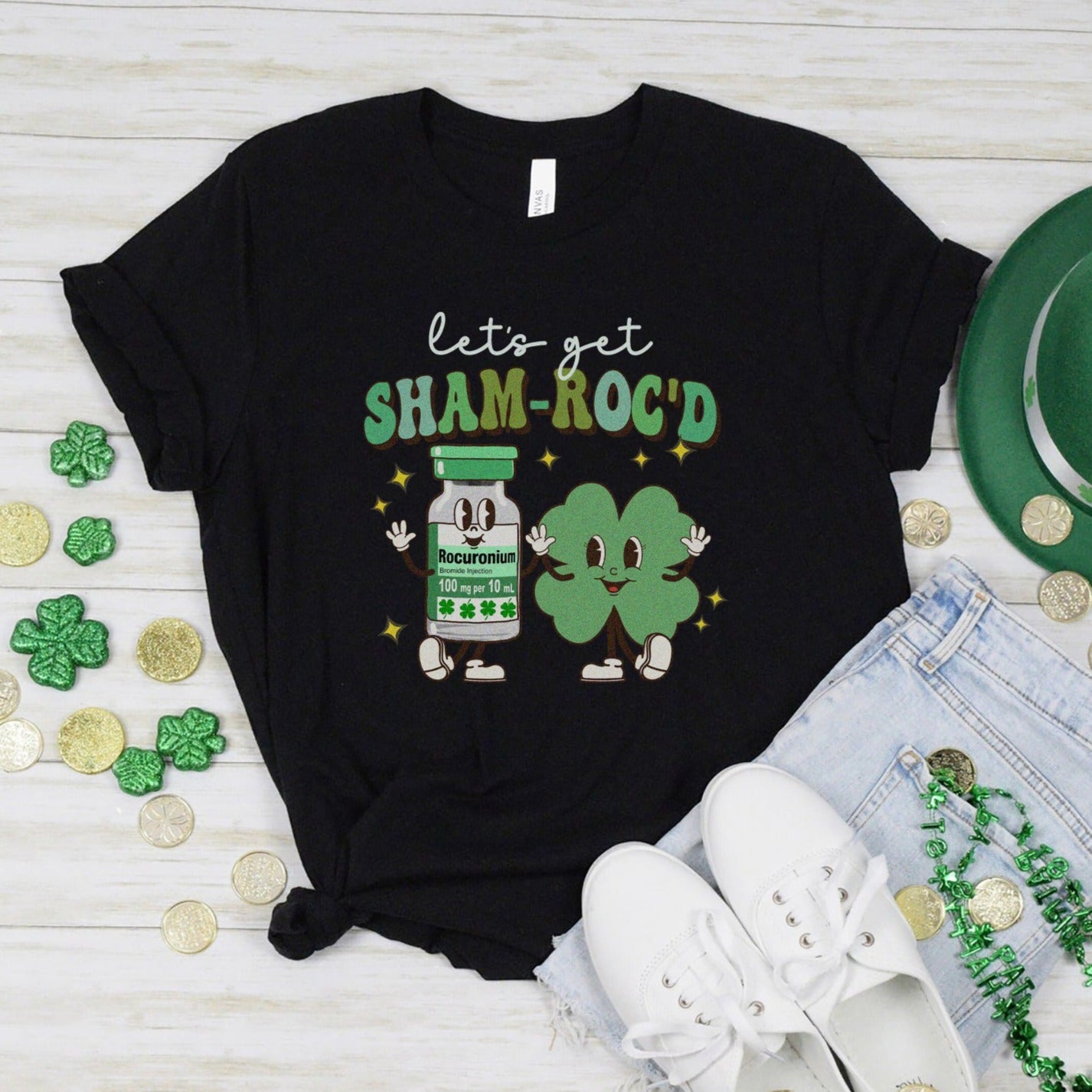 Retro Let's Get ShamROC'd T-Shirt
