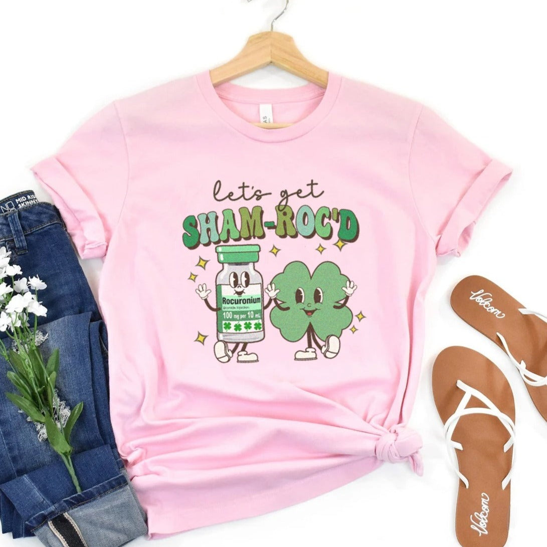 Retro Let's Get ShamROC'd T-Shirt