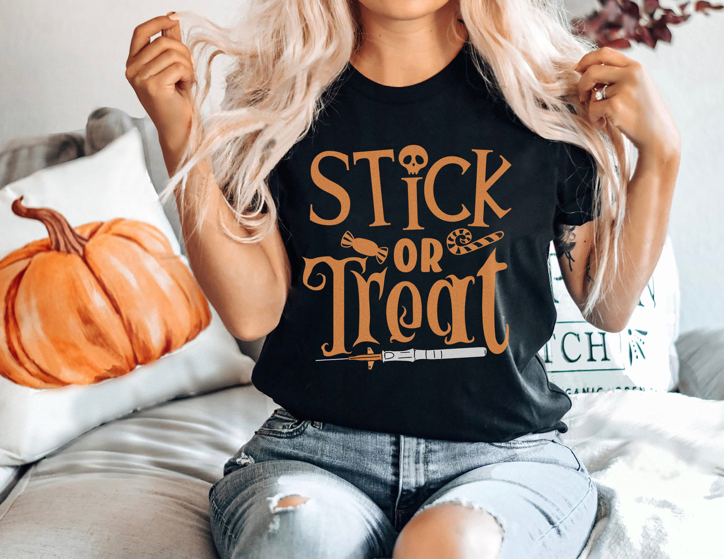 Stick or Treat T-Shirt