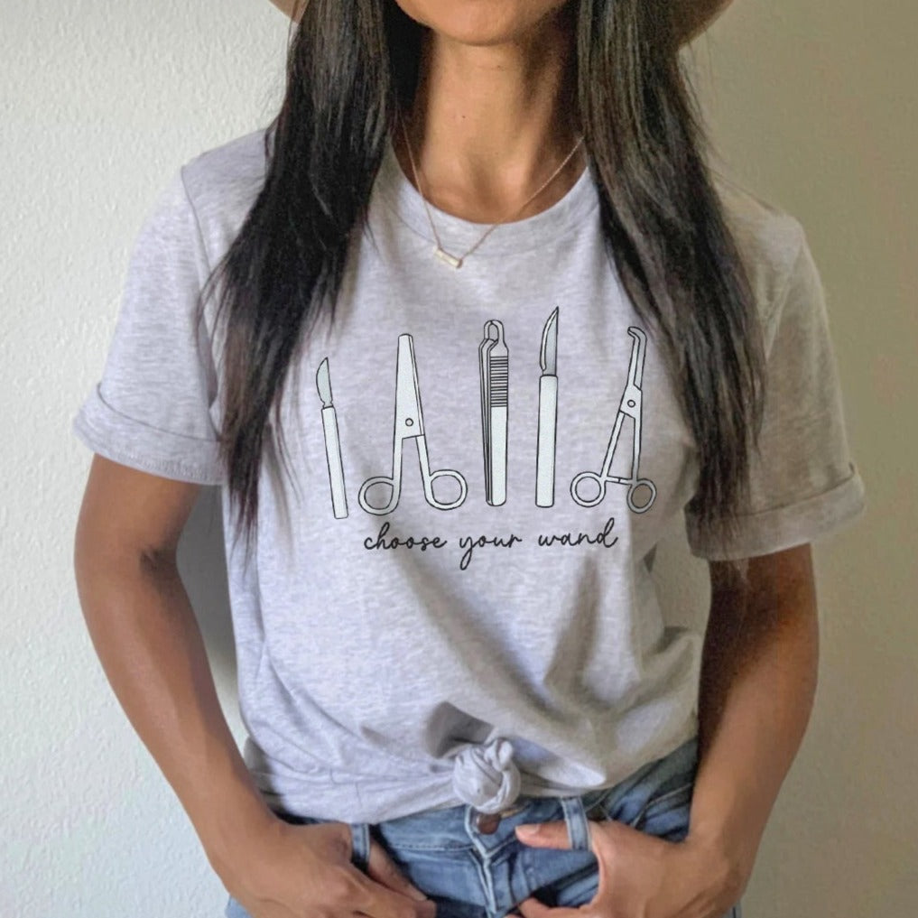 Choose Your Wand Surgical Instruments T-Shirt