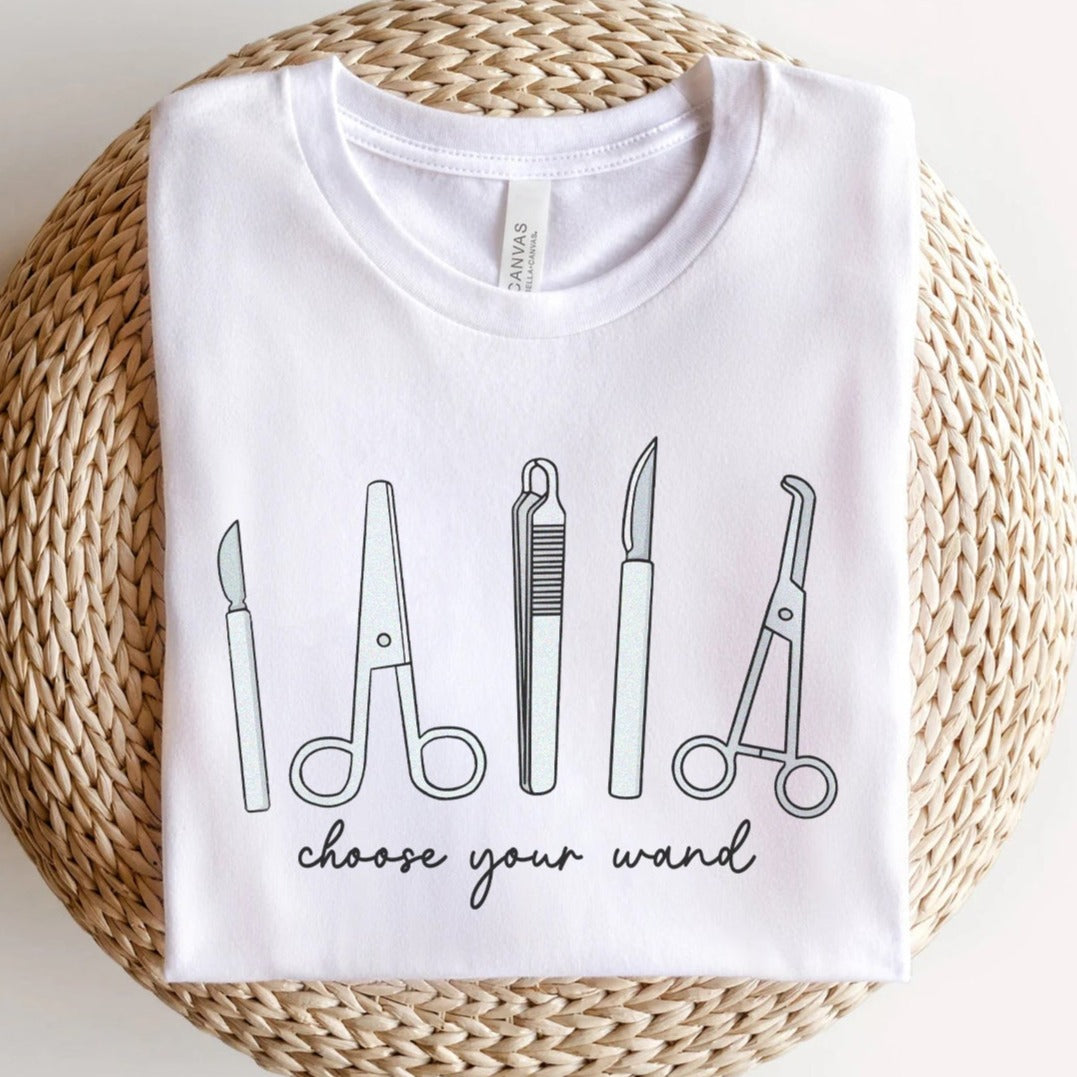 Choose Your Wand Surgical Instruments T-Shirt