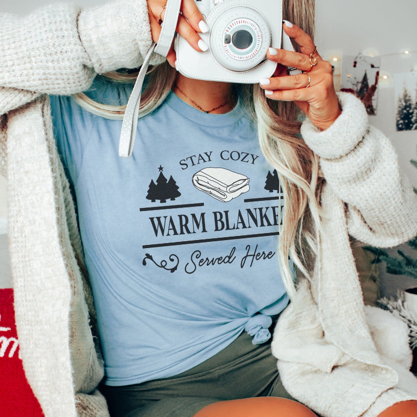 Warm Blankets Served Here T-Shirt