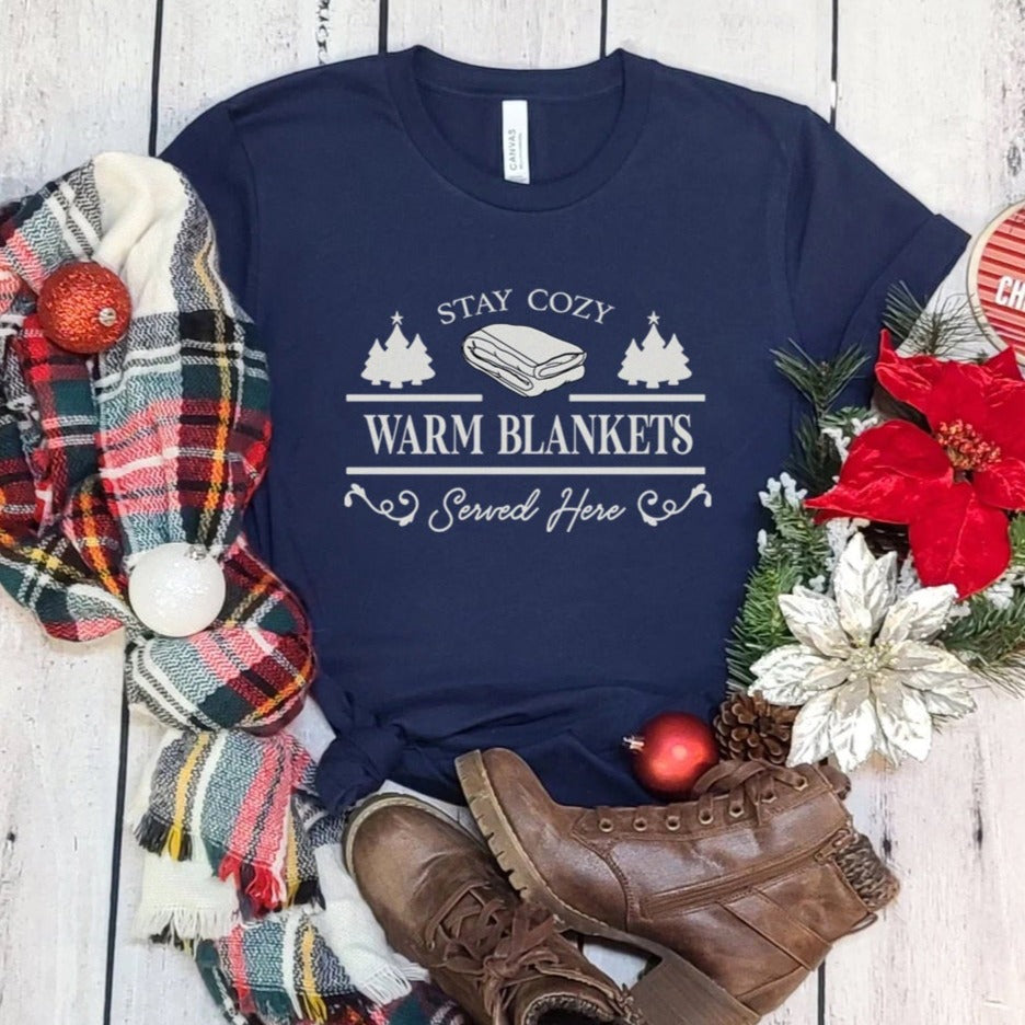 Warm Blankets Served Here T-Shirt