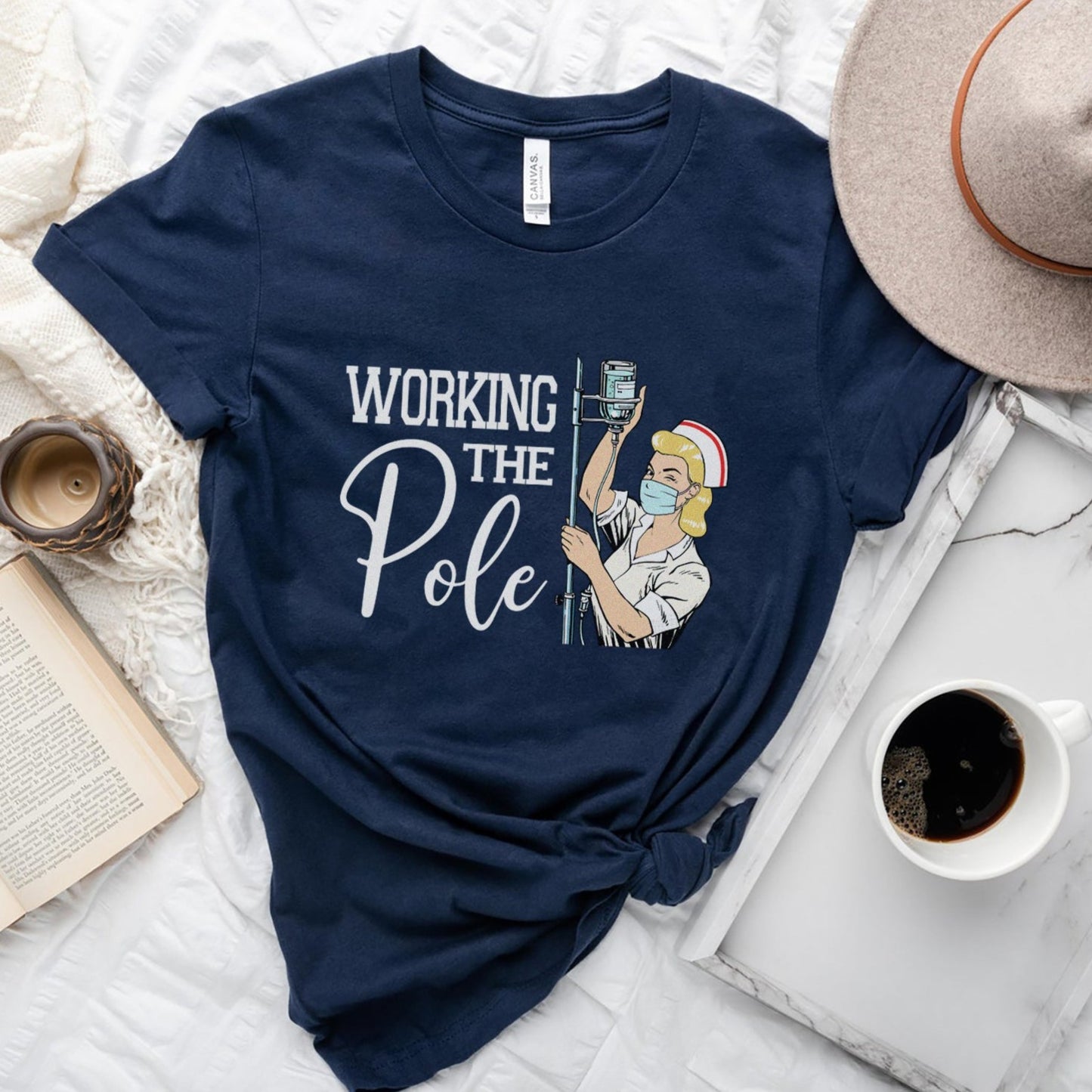 Working the (IV) Pole T-Shirt
