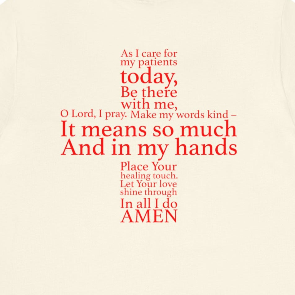 Nurse's Prayer (Back Design) T-Shirt