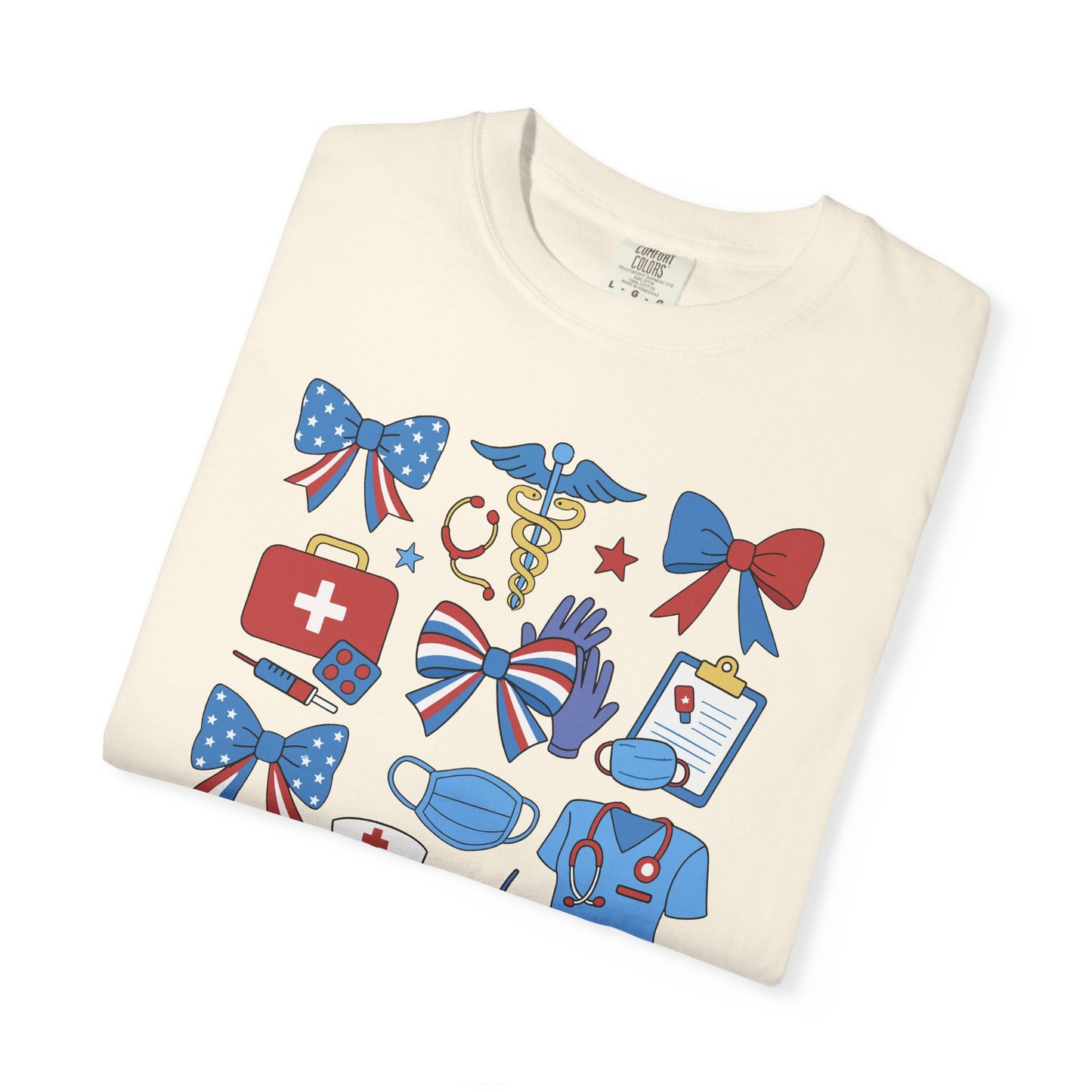 Coquette Nurse July 4th T-Shirt