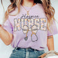 Hospice Nurse Bow T-Shirt