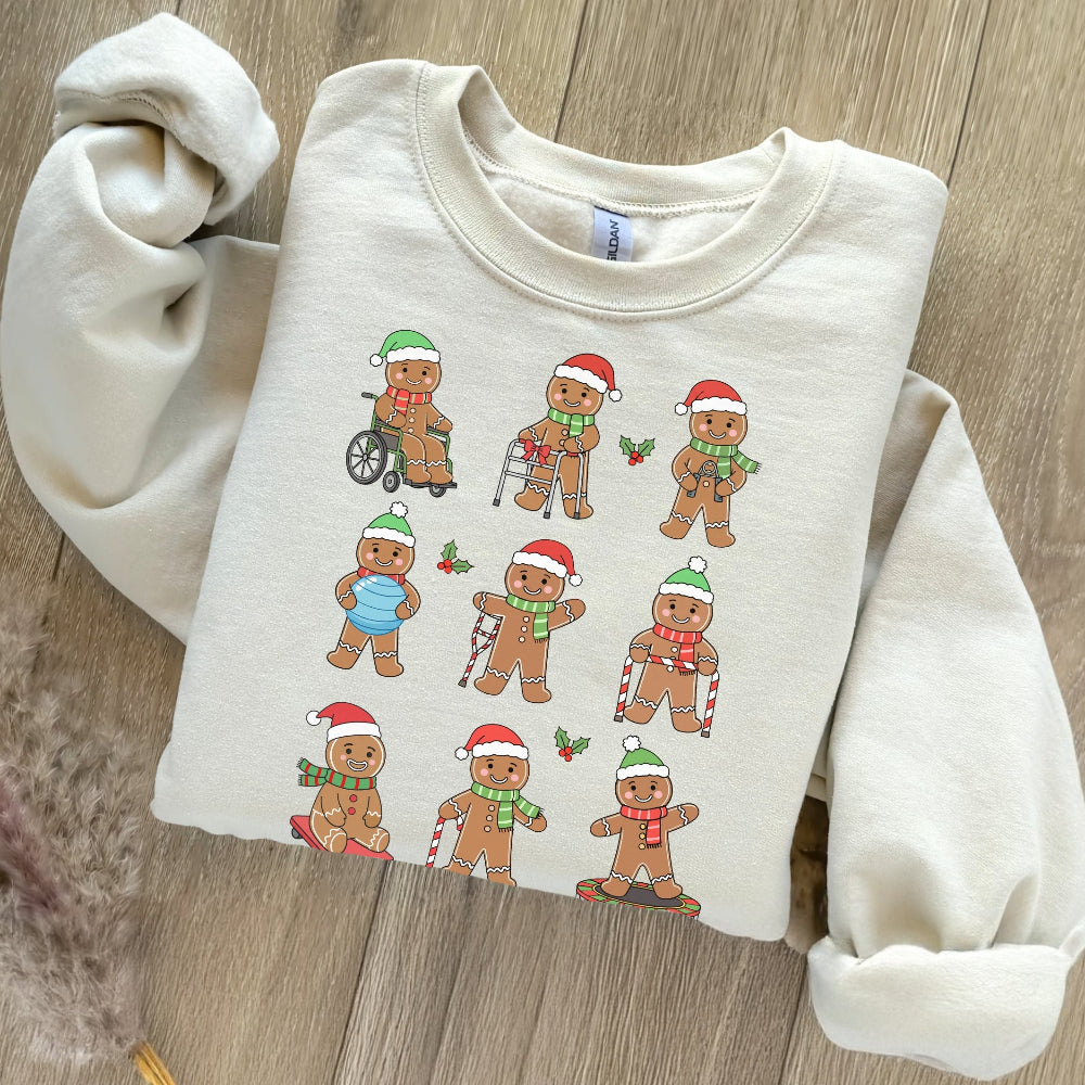 Physical Therapy Gingerbread Men Sweatshirt