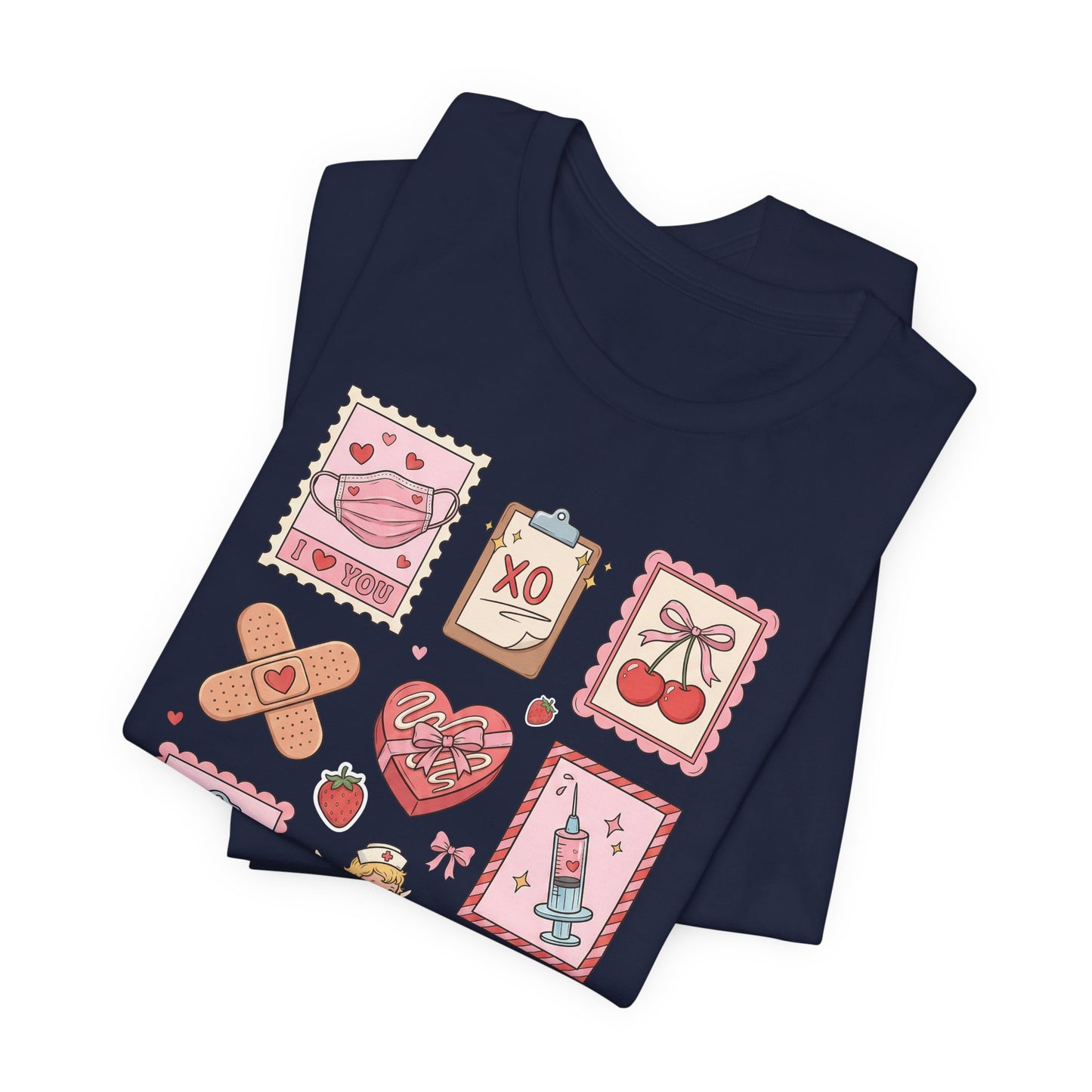 Valentine Nurse Icons T-Shirt