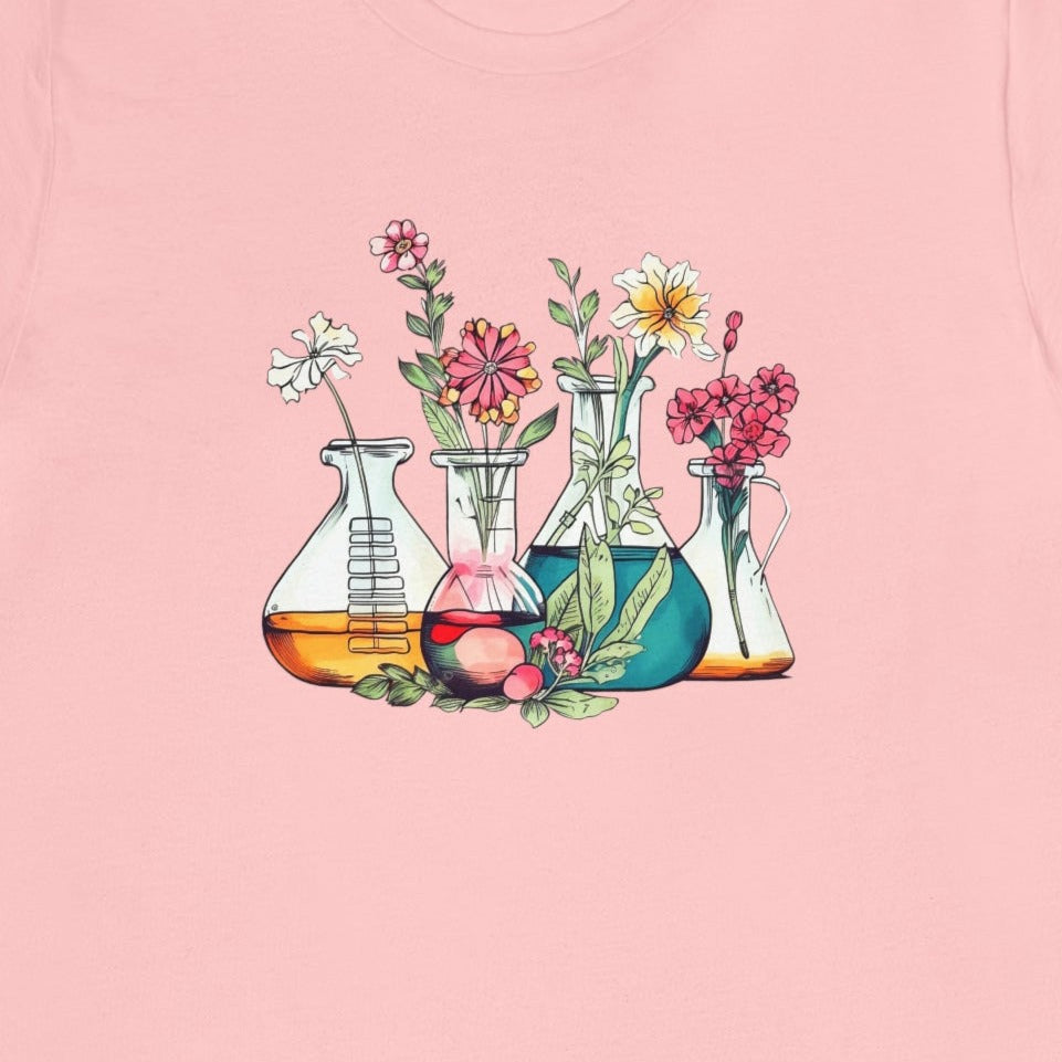 Floral Beakers T-Shirt