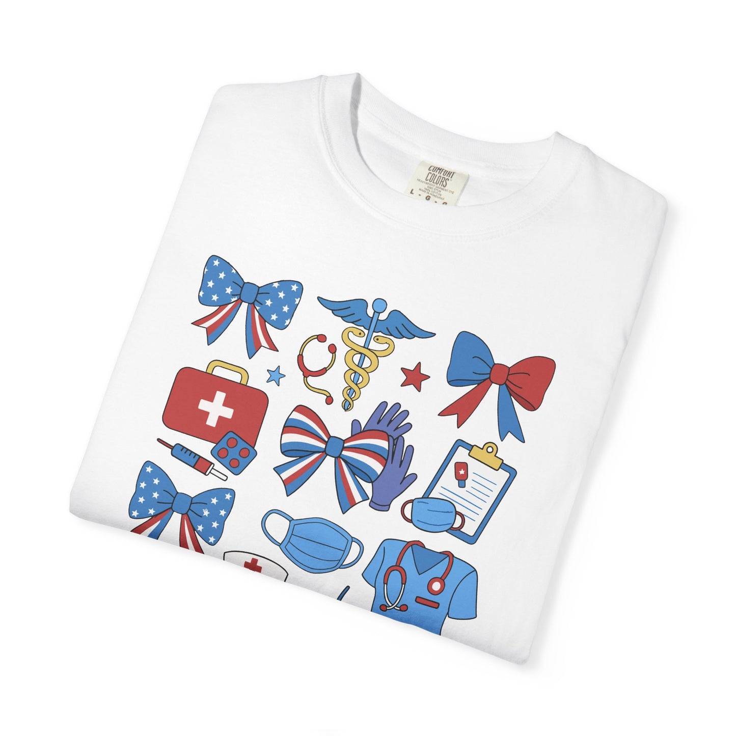 Coquette Nurse July 4th T-Shirt