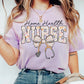Home Health Nurse Bow T-Shirt