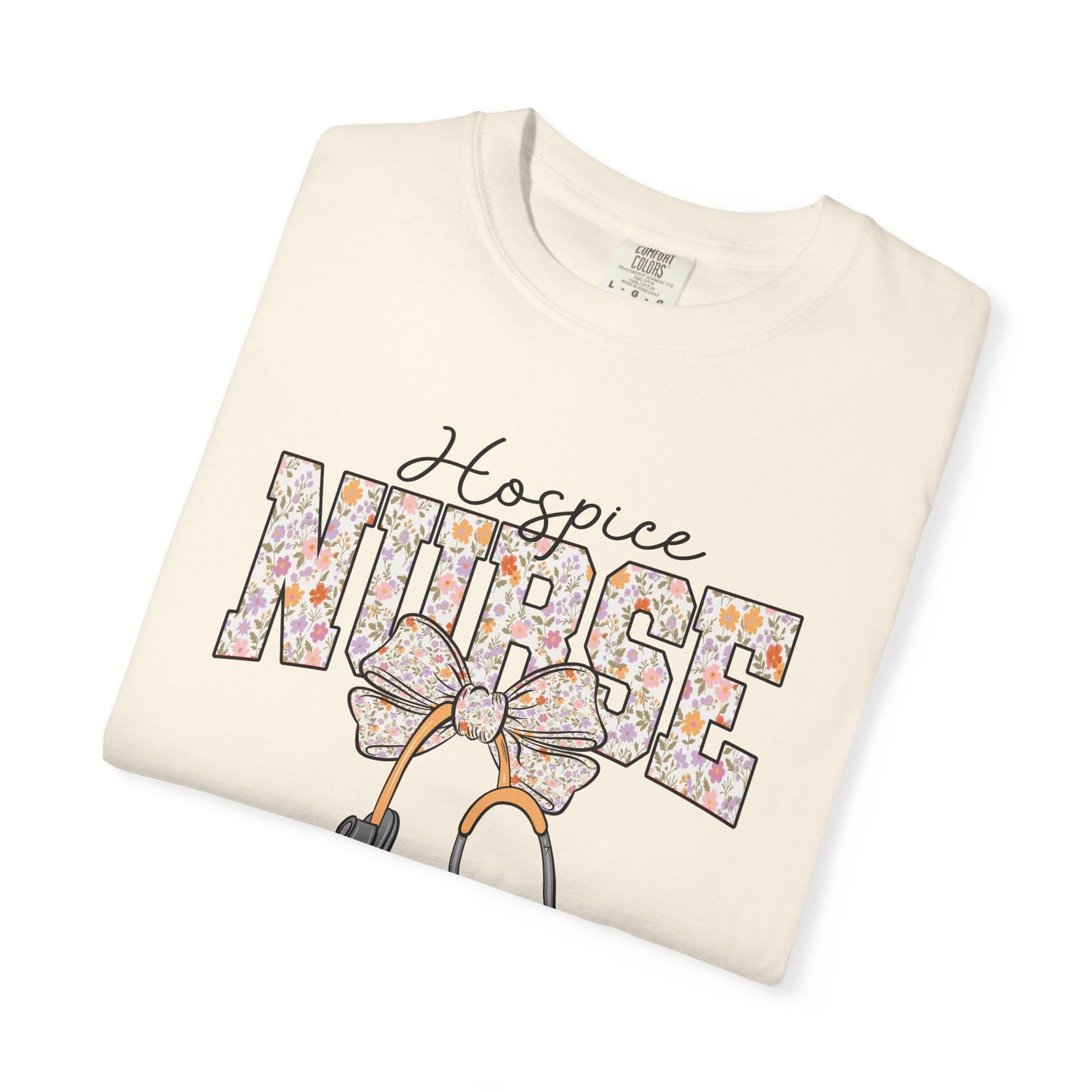 Hospice Nurse Bow T-Shirt